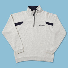 Vintage Champion Q-Zip Sweater Small 