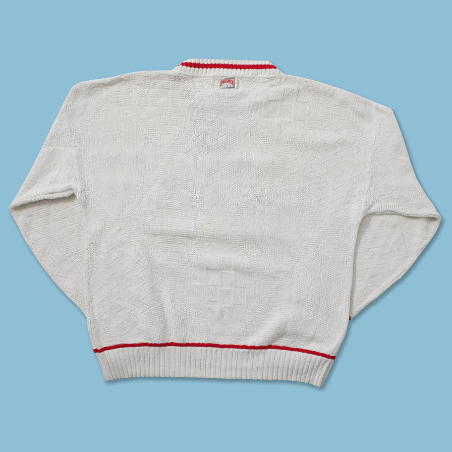 Vintage Nutmeg Chicago Bulls Knit Sweater XLarge 