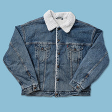 Vintage Levis Sherpa Denim Jacket XLarge 