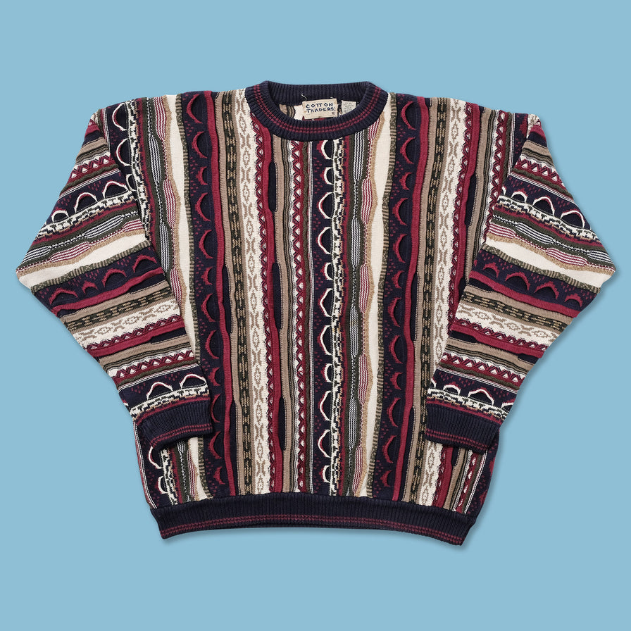 Vintage Cotton Traders Knit Sweater XLarge 