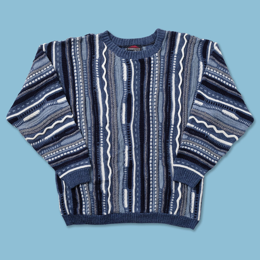 Vintage Coogi Style Knit Sweater Large 