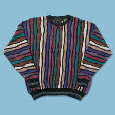 Vintage Coogi Style Knit Sweater Large 