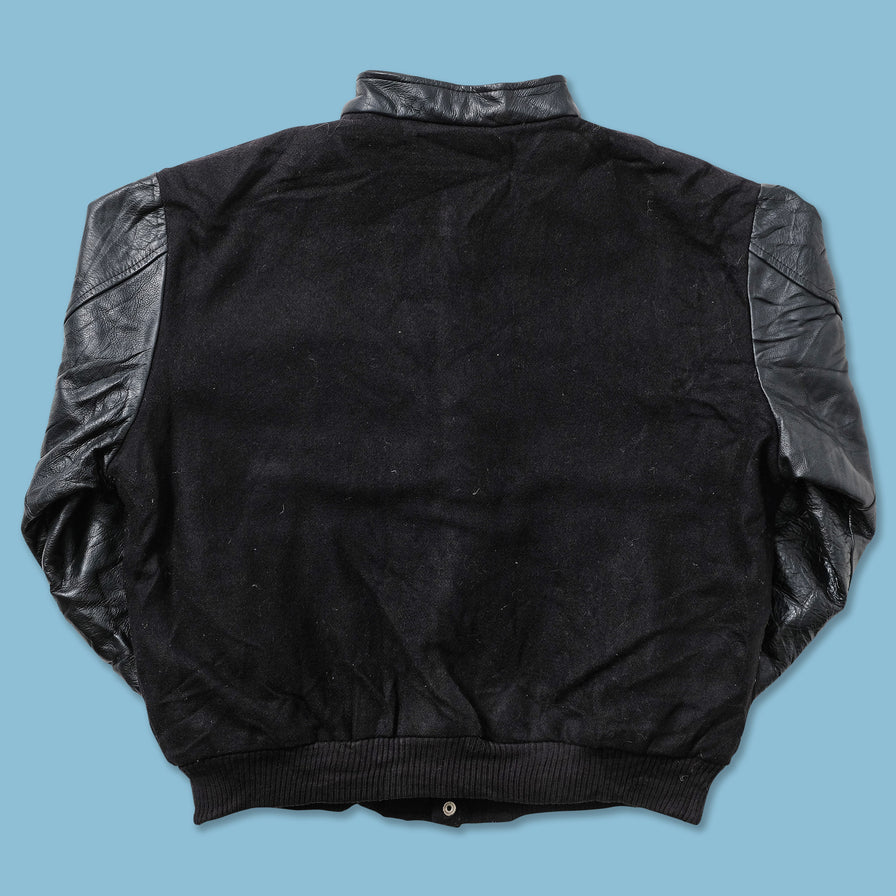 Vintage Wool Leather Varsity Jacket Large 