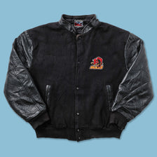 Vintage Wool Leather Varsity Jacket Large 