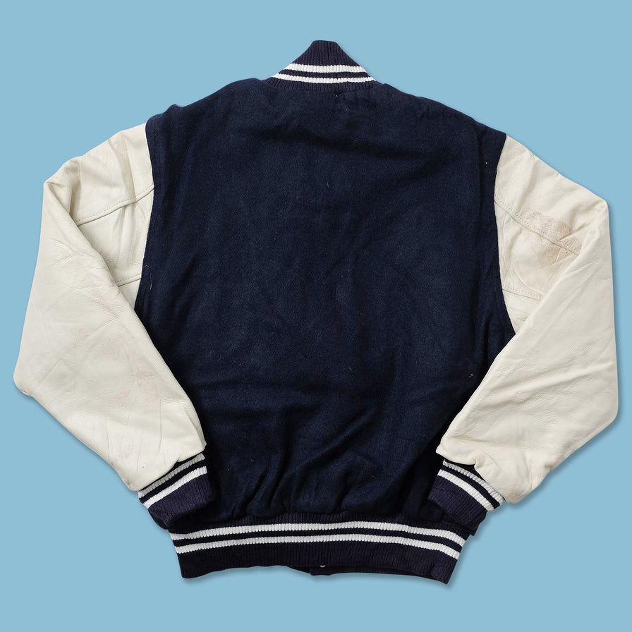 Vintage Wool Leather Varsity Jacket Small 