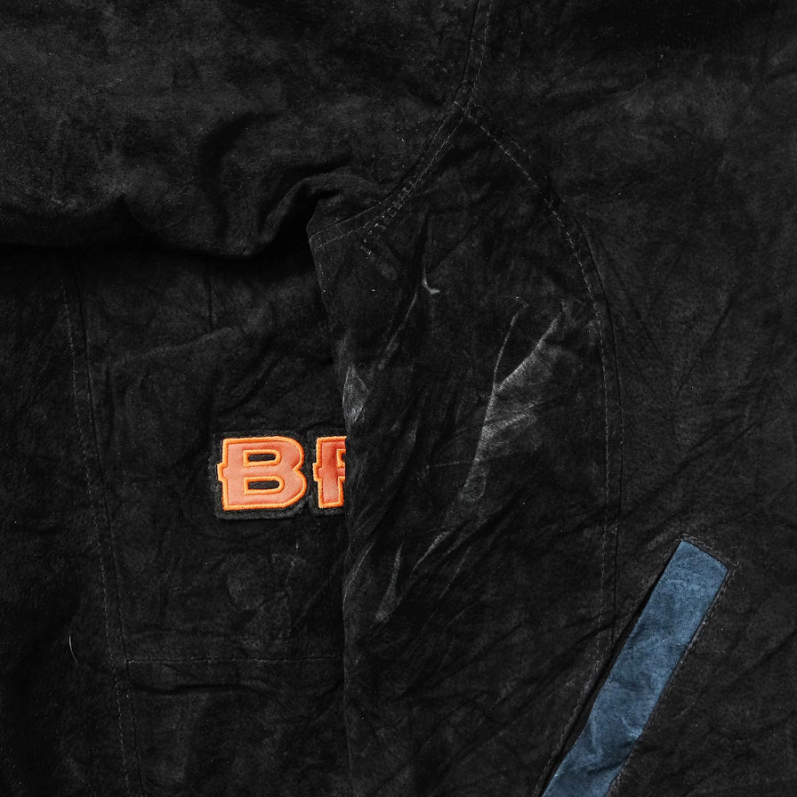 Vintage Denver Broncos Suede Varsity Jacket XLarge 