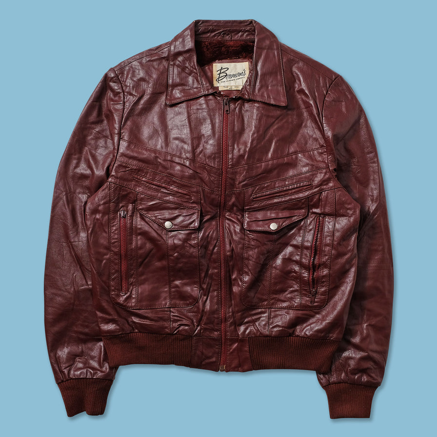 Vintage Leather Jacket Medium 