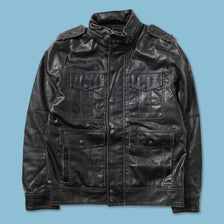 Vintage Levis Leather Jacket Medium 