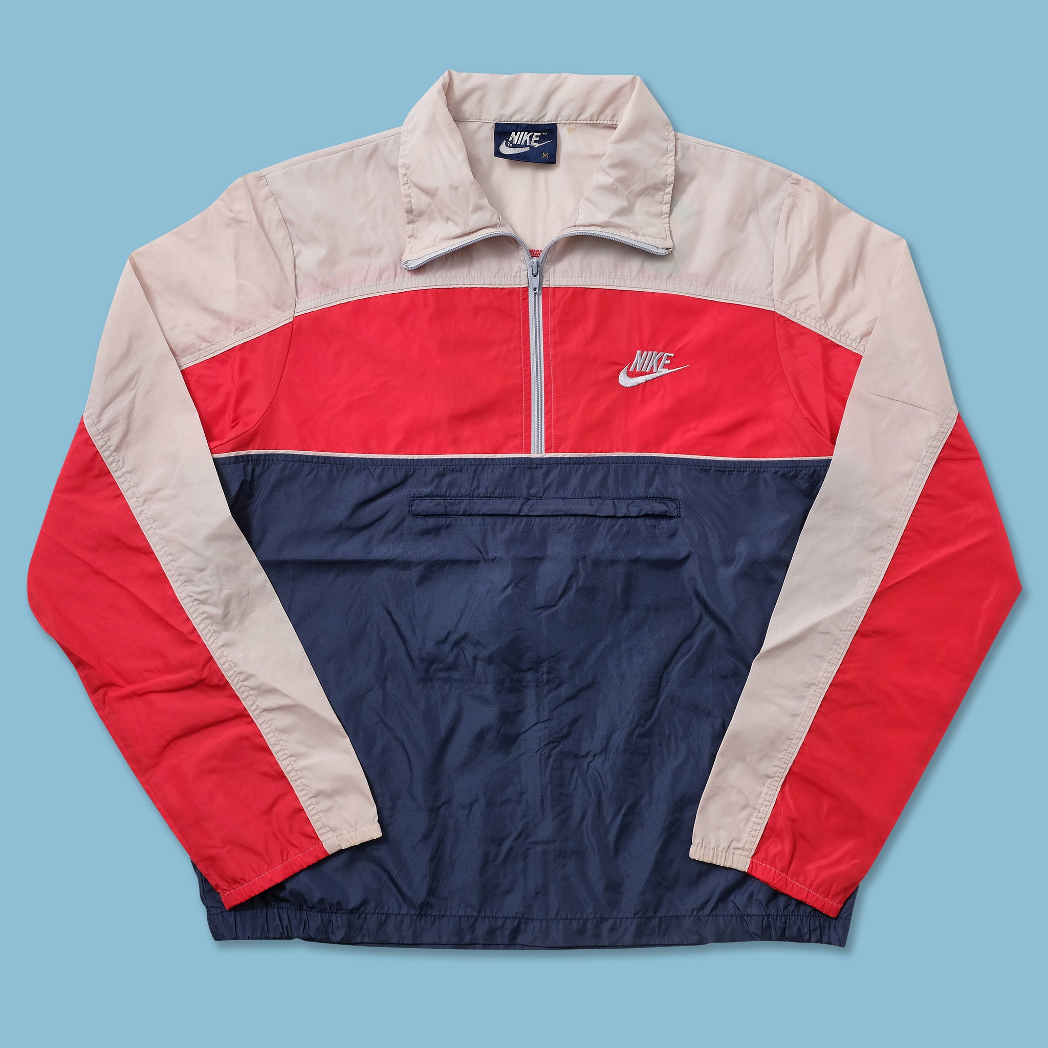 80s Nike Windbreaker Medium Double Double Vintage