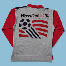 1994 Women's adidas Soccer World Cup Longsleeve Small - Double Double Vintage