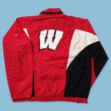 Vintage Reebok Wisconsin Badgers Track Jacket Large