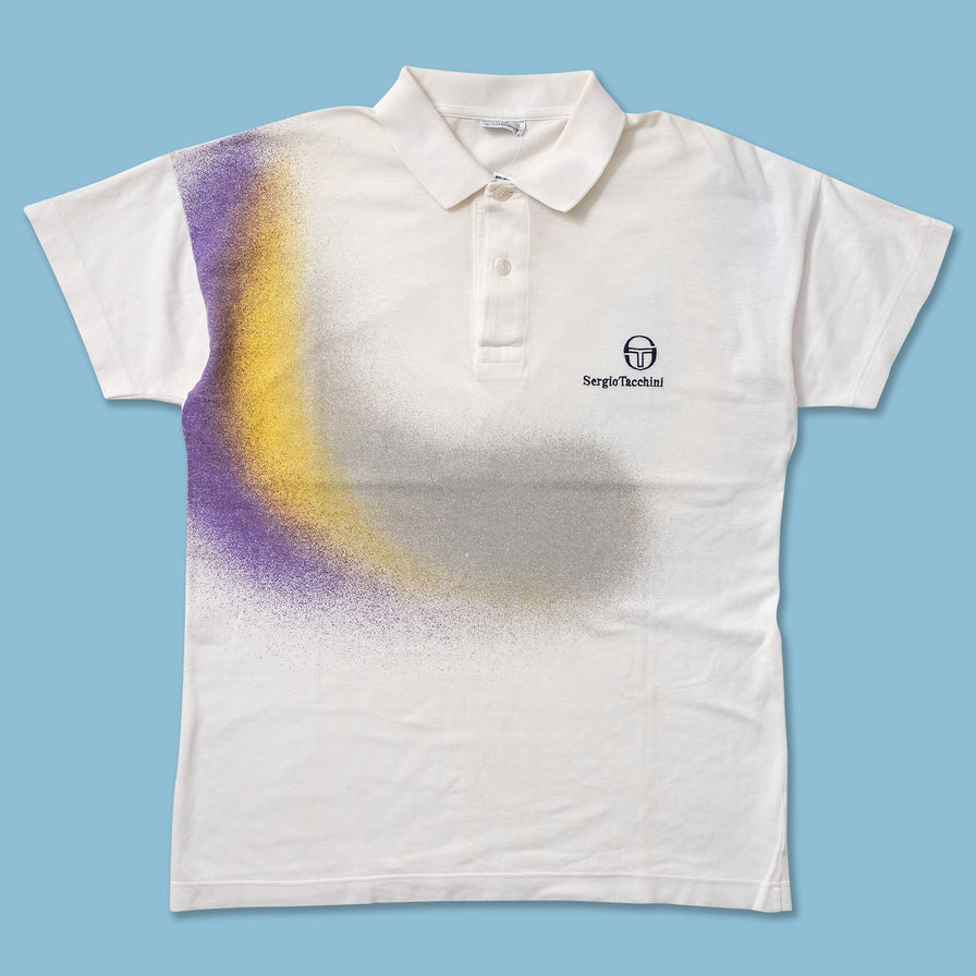 Vintage Sergio Tacchini Tennis Polo Medium - Double Double Vintage