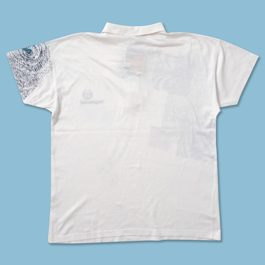 Vintage Sergio Tacchini Tennis Polo Medium - Double Double Vintage