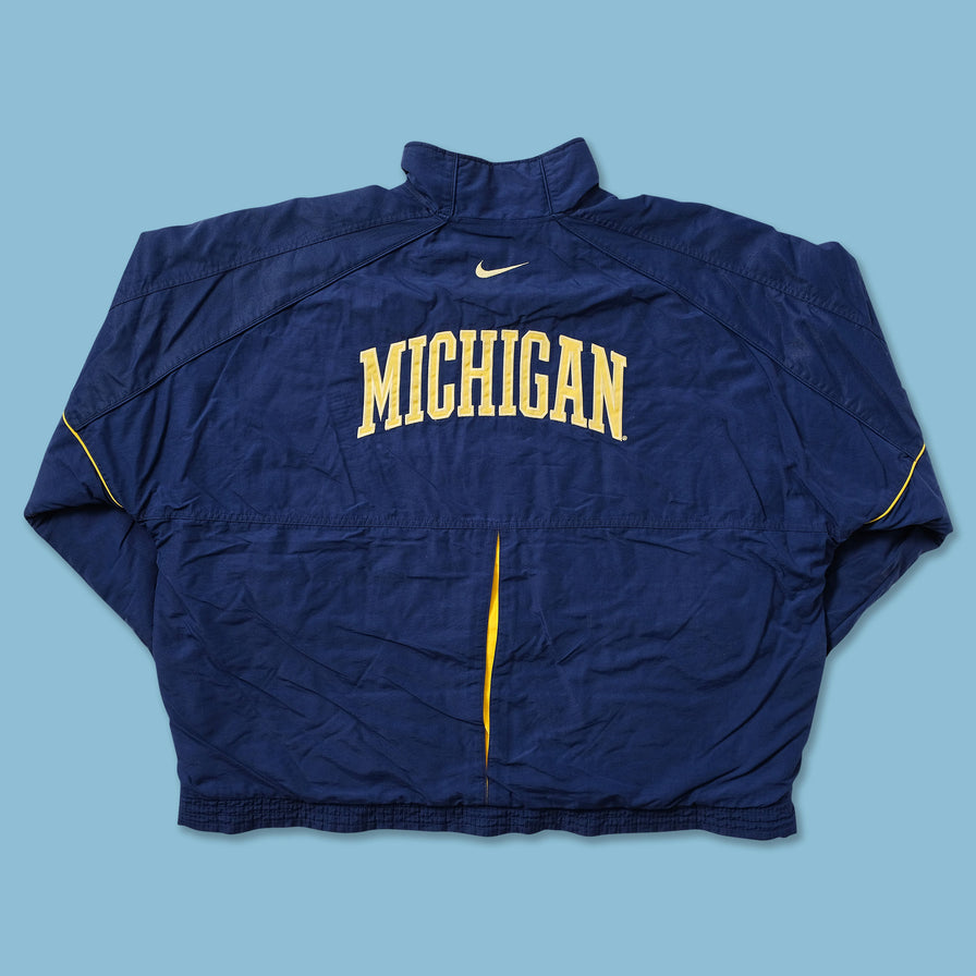 Vintage Nike Michigan Wolverines Padded Jacket XXLarge - Double Double Vintage