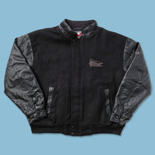 Vintage Wool Leather Varsity Jacket XLarge - Double Double Vintage