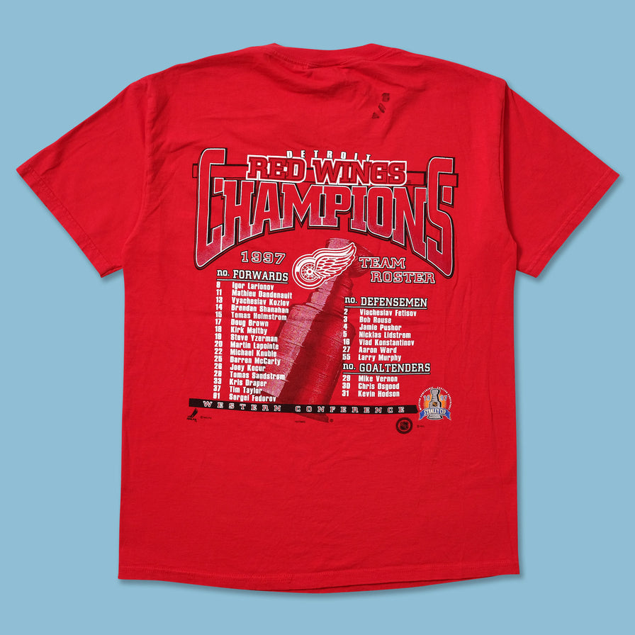 1997 Detroit Red Wings T-Shirt Medium - Double Double Vintage