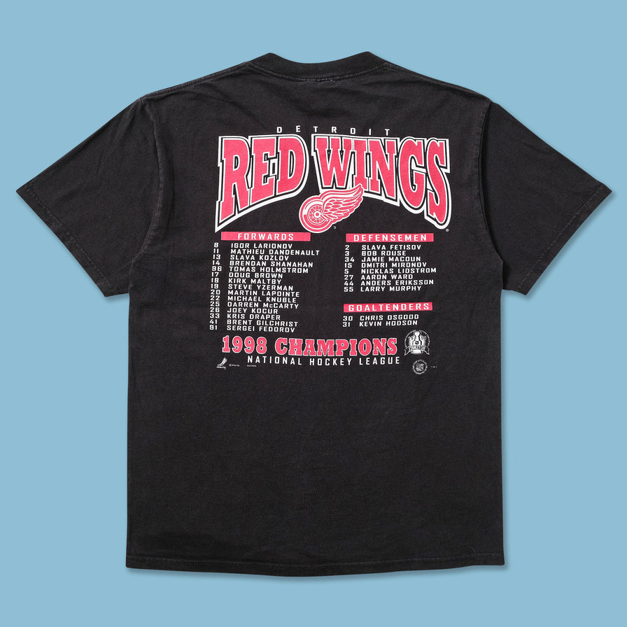 1998 Detroit Red Wings T-Shirt Large - Double Double Vintage