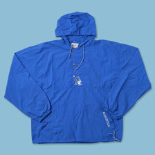Vintage Blue Devils Button Up Track Jacket Large 