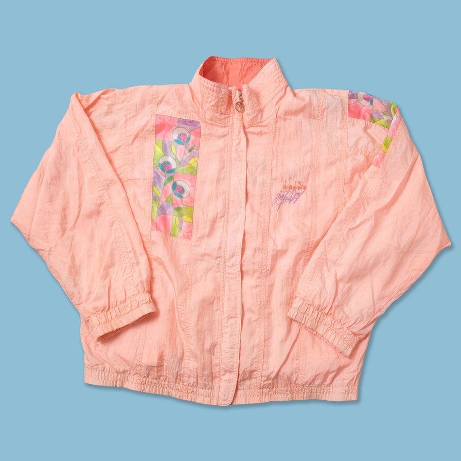 Vintage Women's diadora Track Jacket Small 
