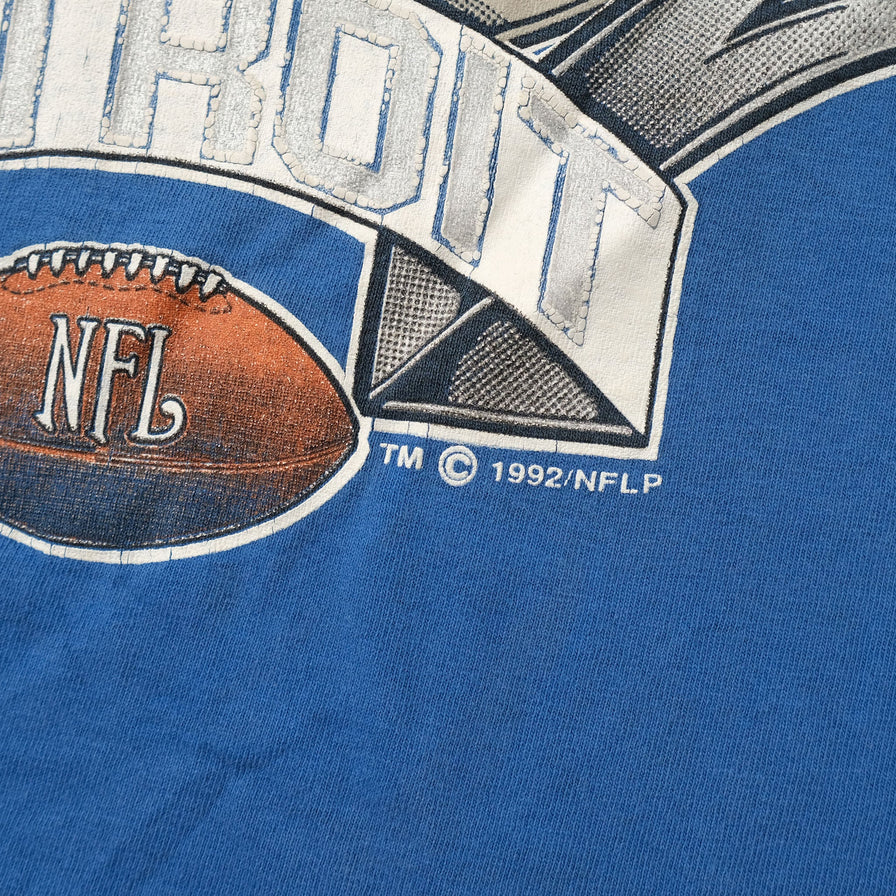 Vintage 1992 Detroit Lions T-Shirt Small 