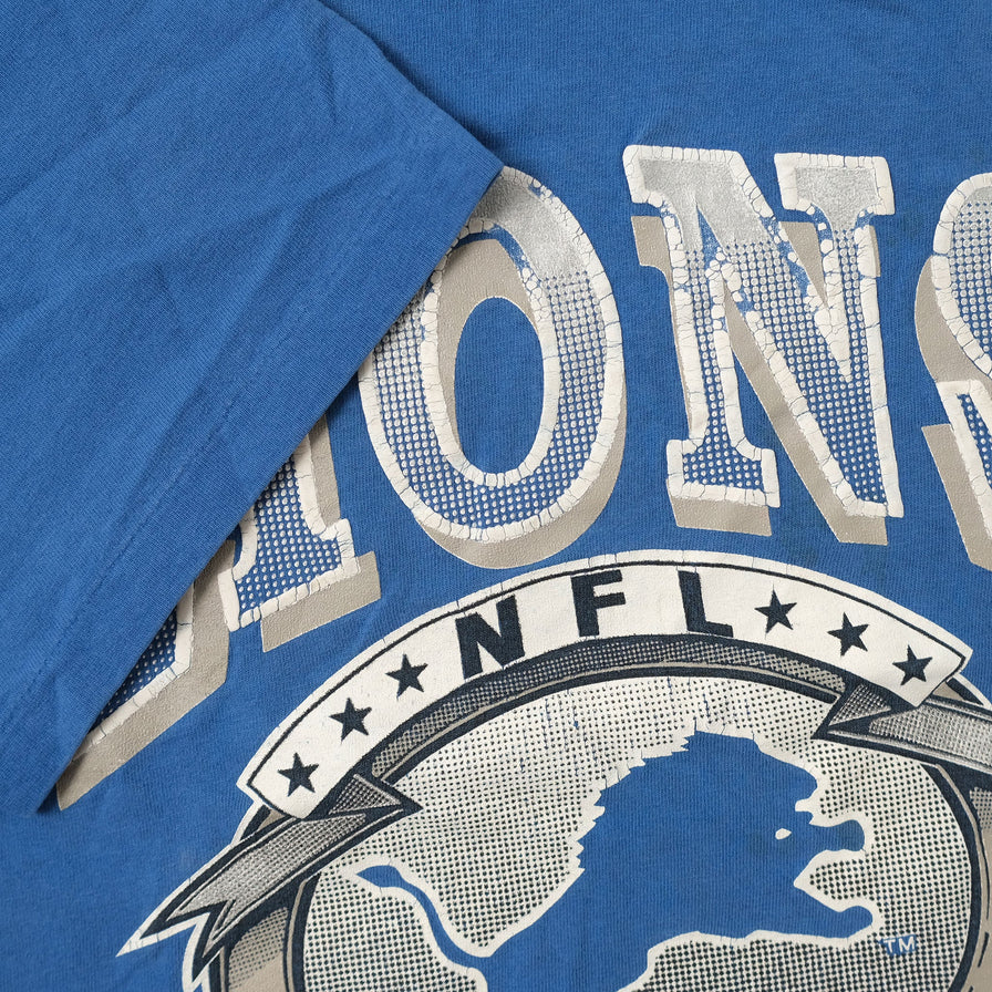 Vintage 1992 Detroit Lions T-Shirt Small 