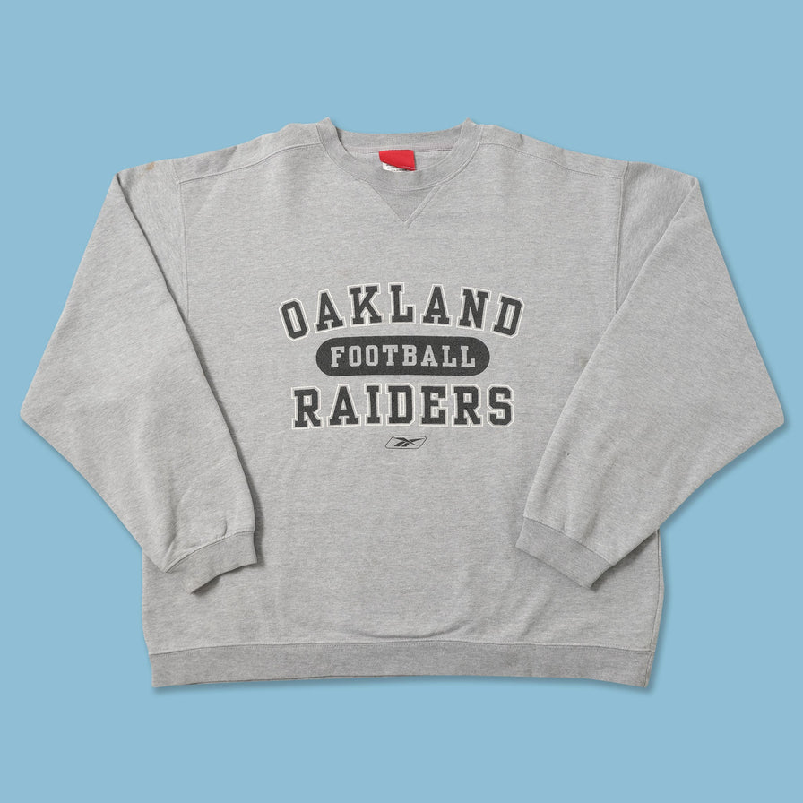 Vintage Reebook Oakland Raider Sweater Large 