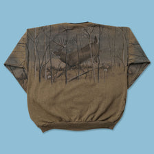 Vintage Deer Sweater XLarge 