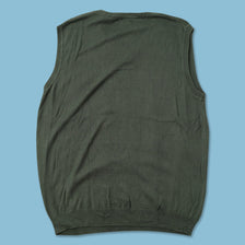 Argyle Knit Vest Large 