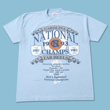 1993 UNC Tar Heels T-Shirt XLarge 