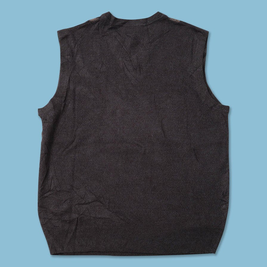 Argyle Knit Vest Medium 