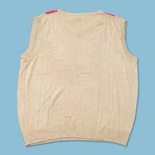 Argyle Knit Vest Large 