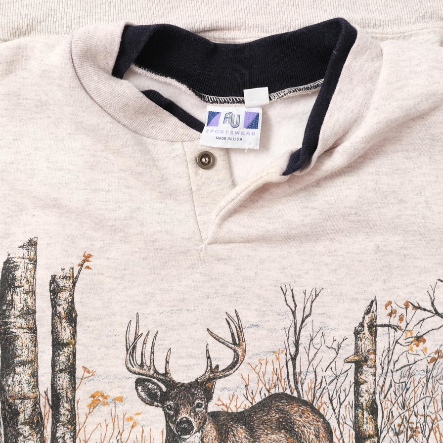 Vintage Deer Sweater Medium 