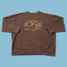 Vintage Deer Sweater XLarge 