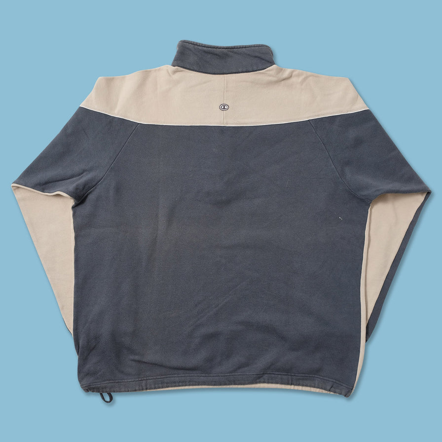 Vintage Champion Q-Zip Sweater XLarge 