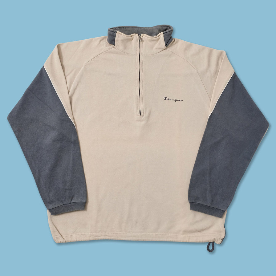 Vintage Champion Q-Zip Sweater XLarge 