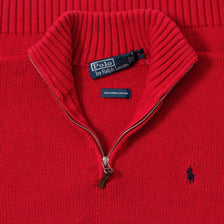 Vintage Polo Ralph Lauren Q-Zip Sweater Medium 