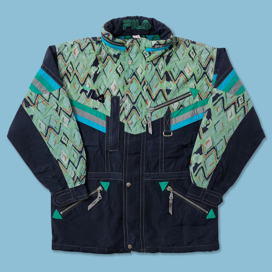 Vintage Fila Fleece Lined Ski Jacket Large 