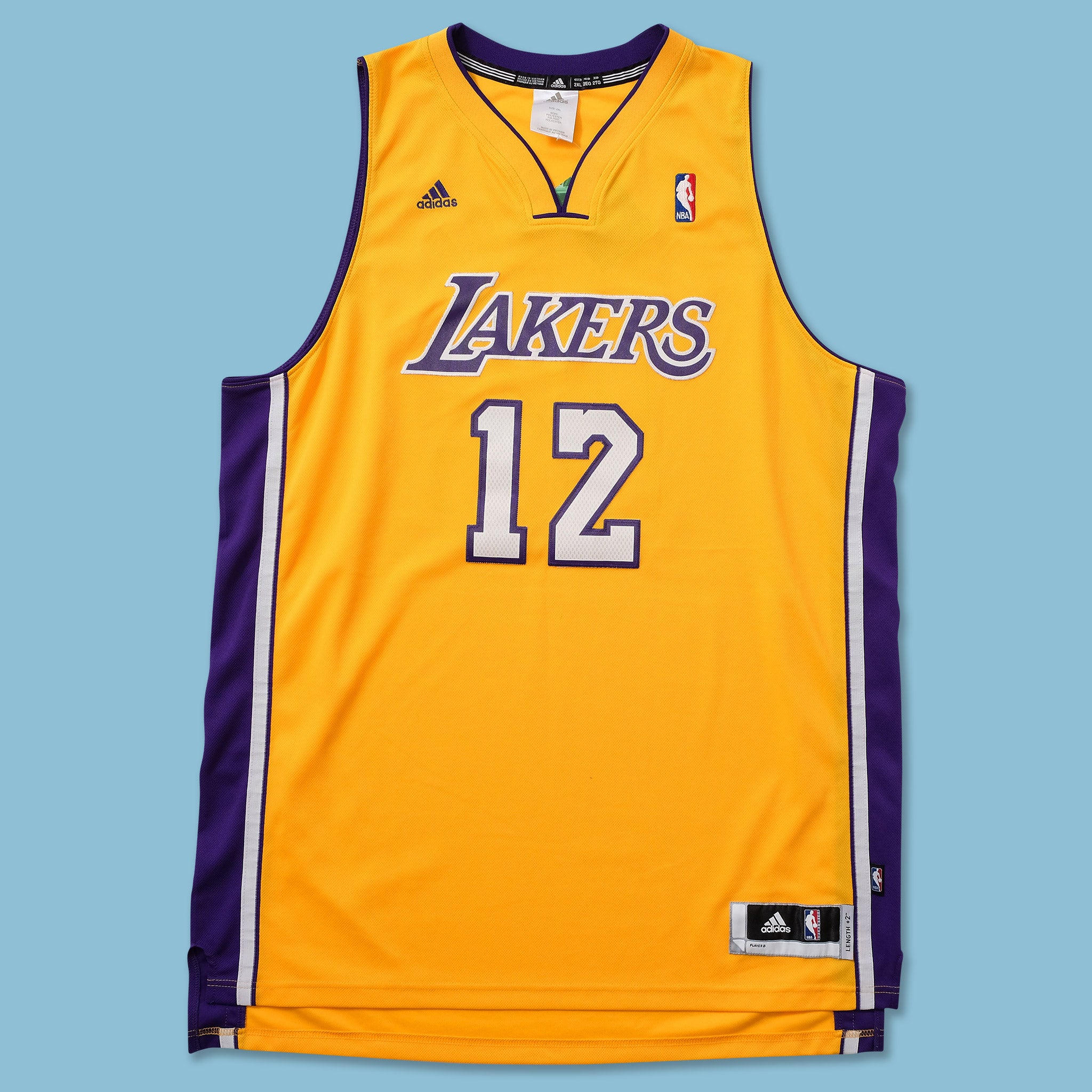 Adidas lakers jersey best sale