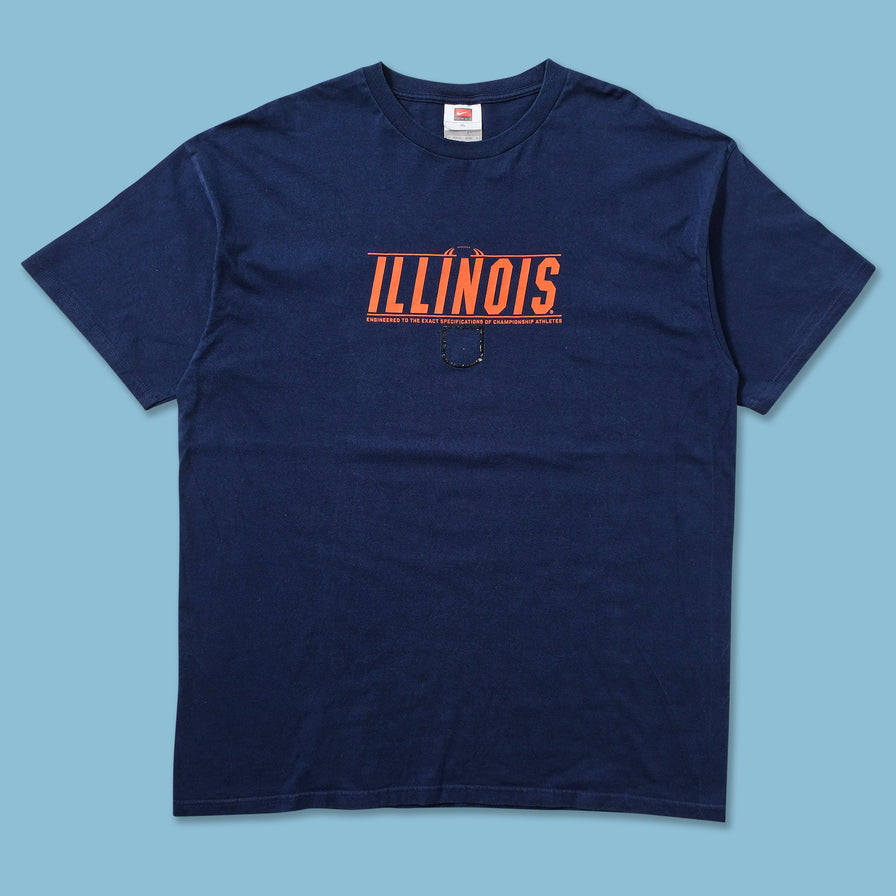 Vintage Nike Illinois T-Shirt XLarge 