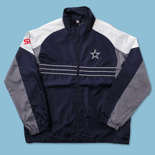 Vintage Reebok Dallas Cowboys Track Jacket Large 