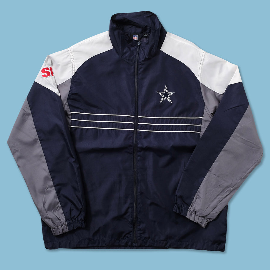 Vintage Reebok Dallas Cowboys Track Jacket Large 