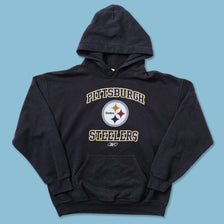 Vintage Reebok Pittsburgh Steelers Hoody Medium 