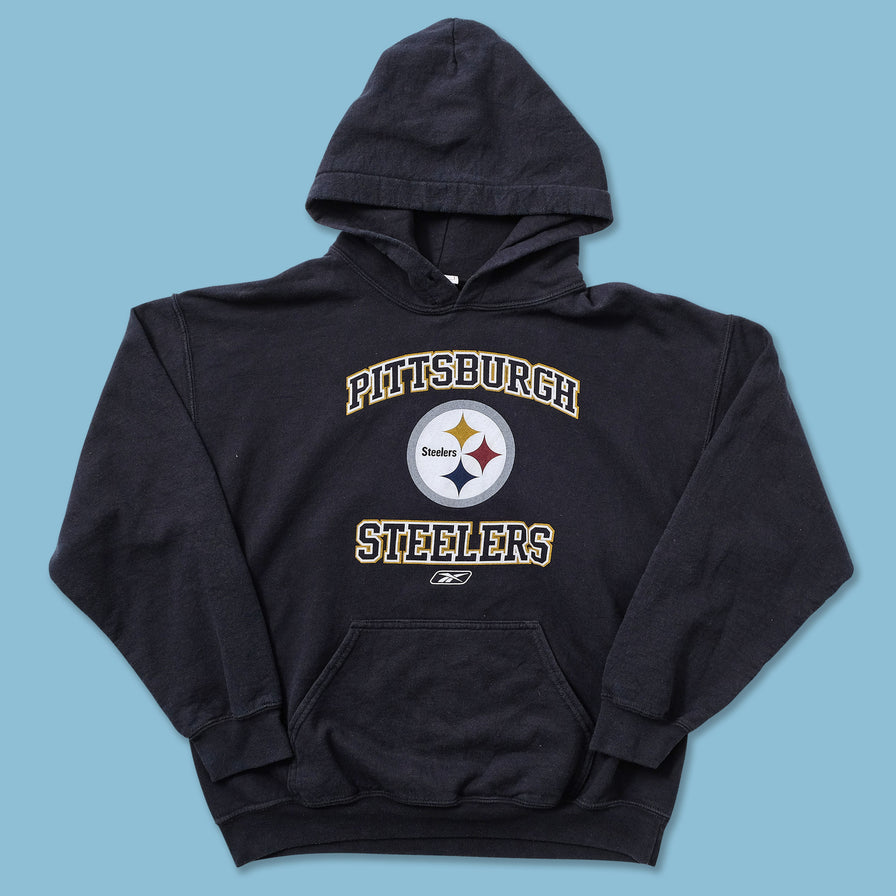 Vintage Reebok Pittsburgh Steelers Hoody Medium 