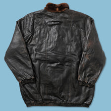 Vintage Leather Jacket Large