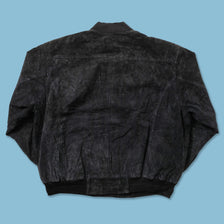 Vintage Suede Varsity Jacket XLarge 