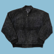 Vintage Suede Varsity Jacket XLarge 