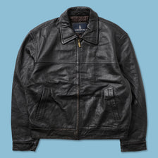 Vintage London Fog Leather Jacket Large 