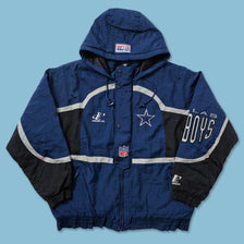 Vintage Dallas Cowboys Padded Jacket Large 
