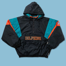 Vintage Starter Miami Dolphins Anorak XLarge 