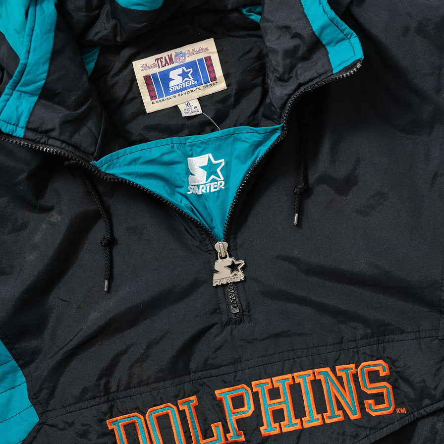 Vintage Starter Miami Dolphins Anorak XLarge 
